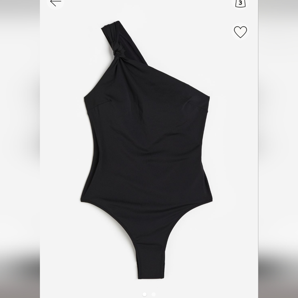 H&M Knotted Shoulder One Piece